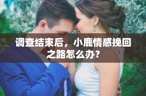 调查结束后，小鹿情感挽回之路怎么办？