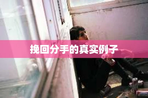 挽回分手的真实例子