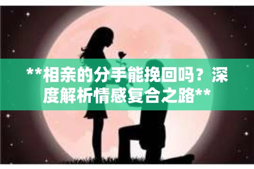 **相亲的分手能挽回吗？深度解析情感复合之路**