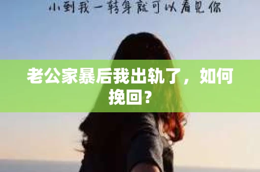 老公家暴后我出轨了，如何挽回？