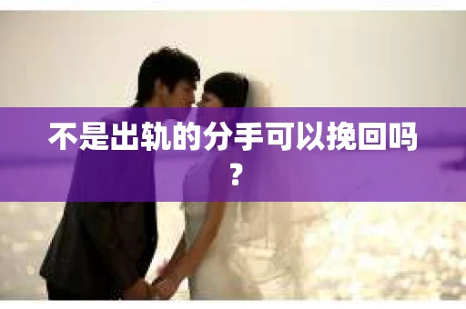 不是出轨的分手可以挽回吗？