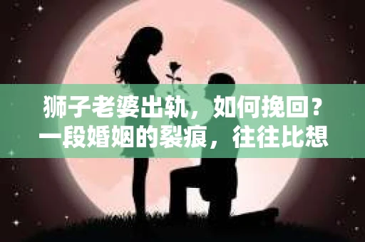 狮子老婆出轨，如何挽回？一段婚姻的裂痕，往往比想象中更难以修复。但面对这样的困境，我们仍可以尝试寻找解决问题的方法。以下，我将结合实际情况，分享一些关于如何挽回狮子老婆出轨的心得。