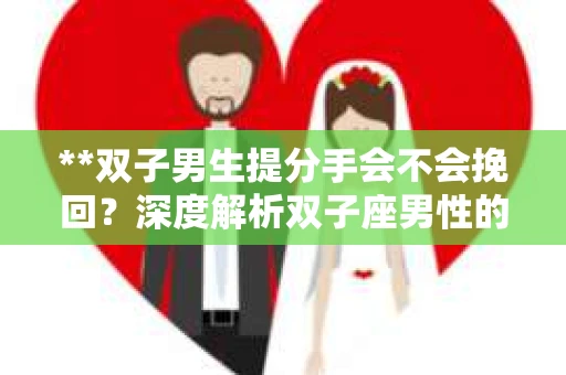 **双子男生提分手会不会挽回？深度解析双子座男性的情感决策**