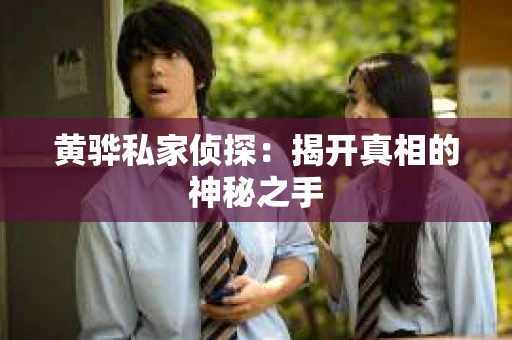 黄骅私家侦探：揭开真相的神秘之手