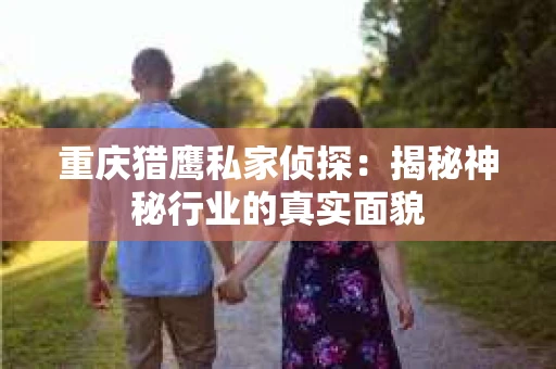重庆猎鹰私家侦探：揭秘神秘行业的真实面貌