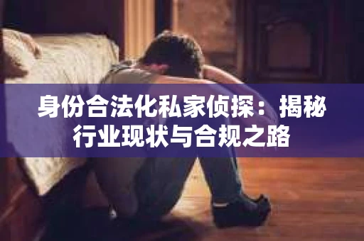 身份合法化私家侦探：揭秘行业现状与合规之路