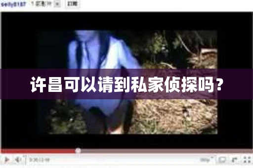 许昌可以请到私家侦探吗？