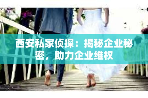 西安私家侦探：揭秘企业秘密，助力企业维权