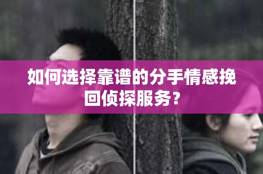 如何选择靠谱的分手情感挽回侦探服务? 如何选择靠谱的分手情感挽回侦探服务?