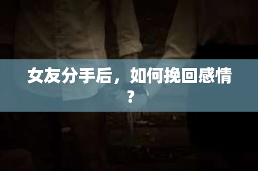 女友分手后,如何挽回感情? 女友分手后,如何挽回感情?